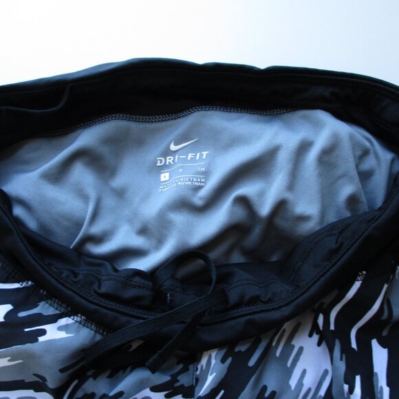 Nike Shorts Women S Black Dri Fit Geometric Athletic Run Lined Inside Pockets - Picture 3 of 12